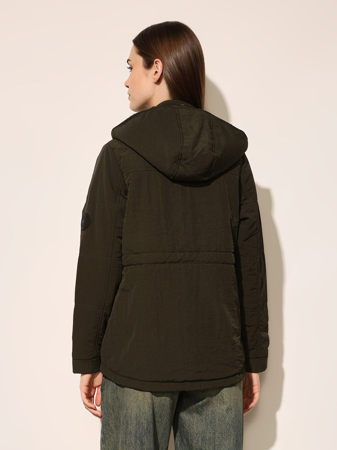 Olive Hooded Jacket