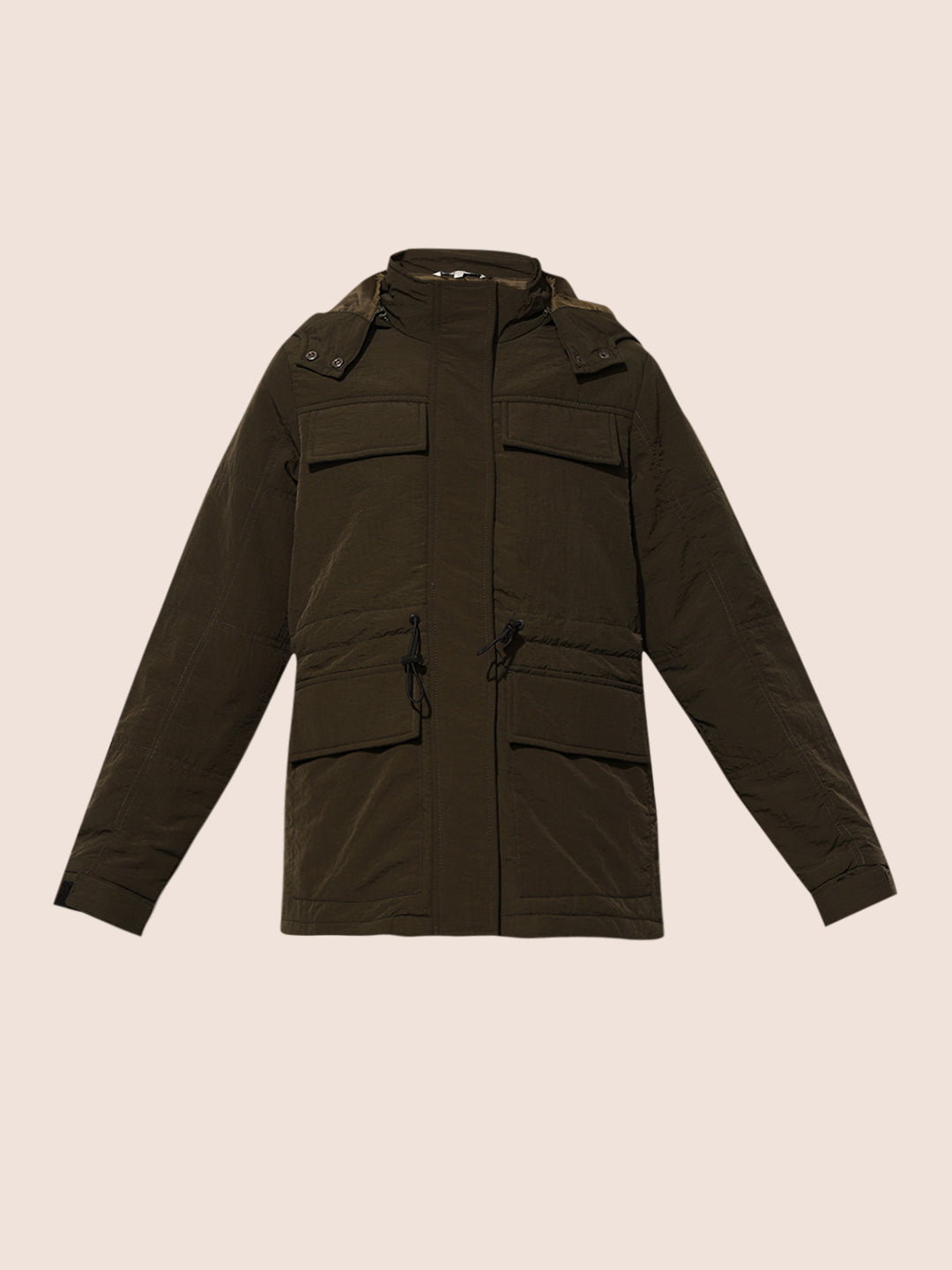 Olive Hooded Jacket