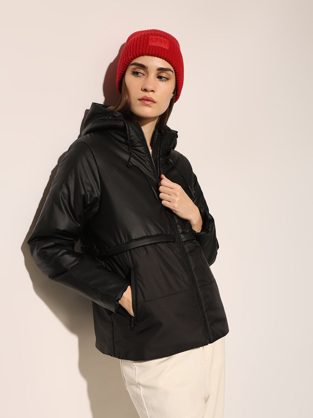 Black Hooded Jacket