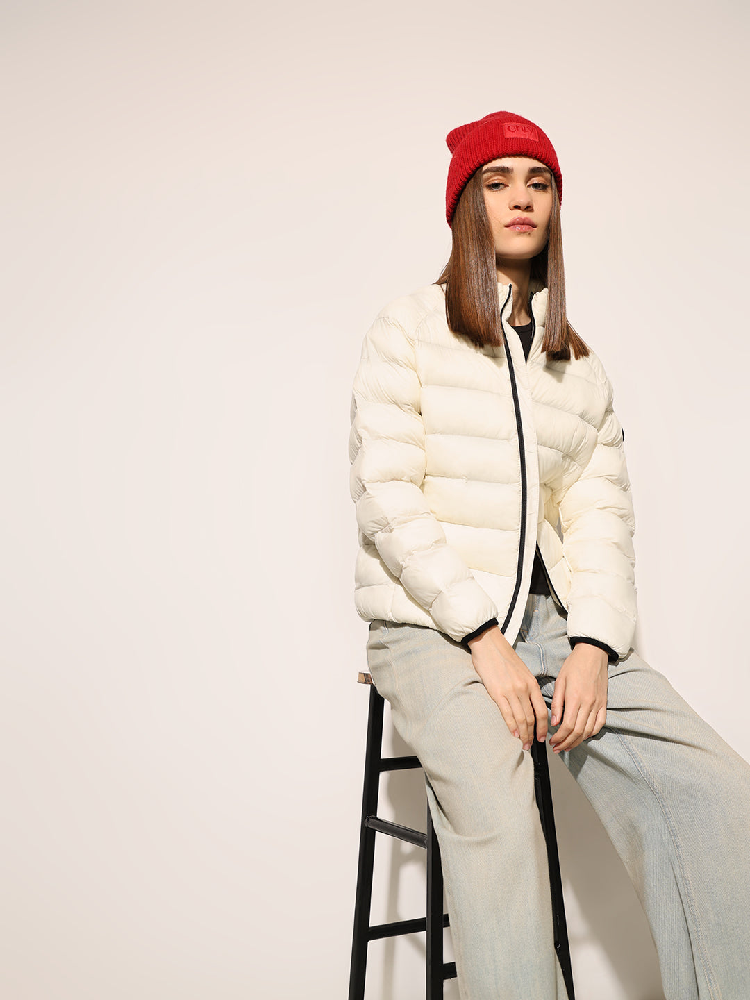 Off-White Quilted Nylon Puffer Jacket