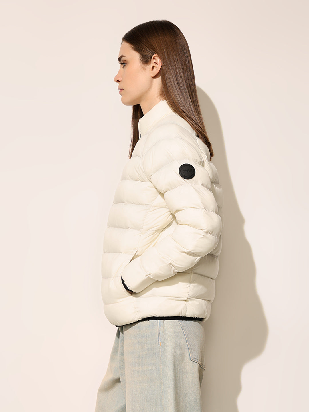Off-White Quilted Nylon Puffer Jacket