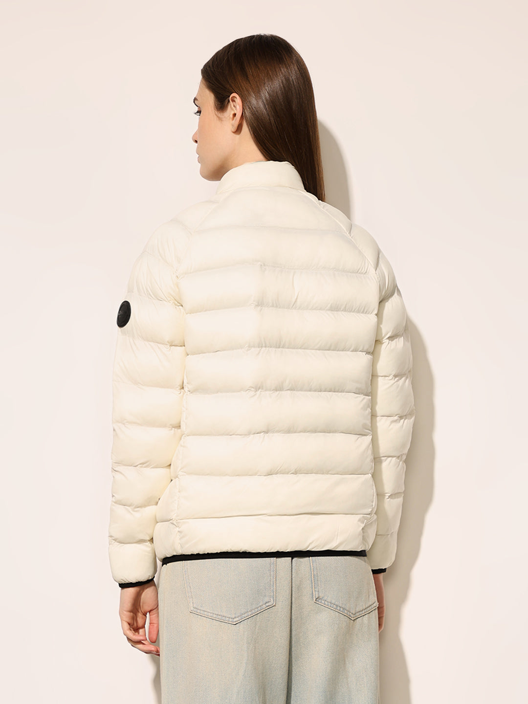 Off-White Quilted Nylon Puffer Jacket