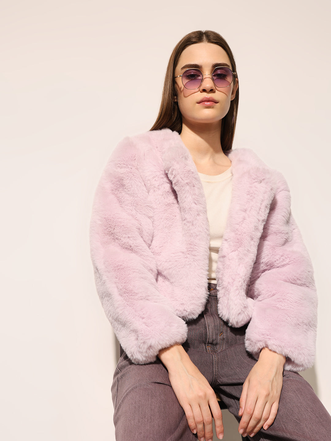 Orchid Front Open Cardigan