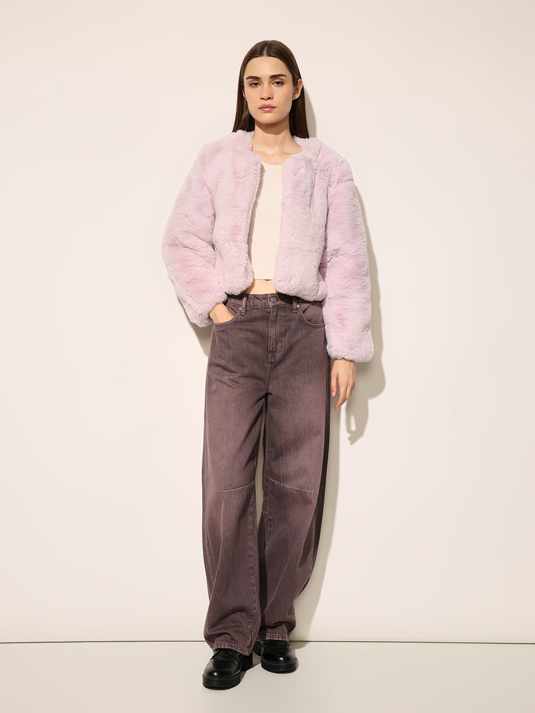 Orchid Front Open Cardigan