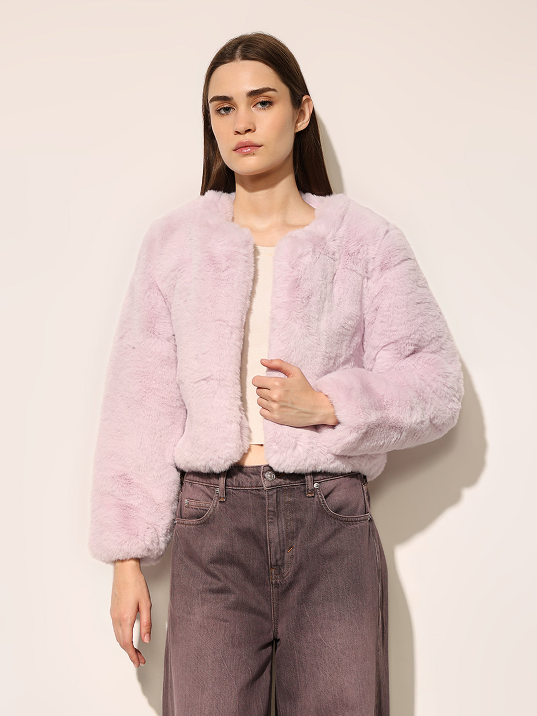 Orchid Front Open Cardigan