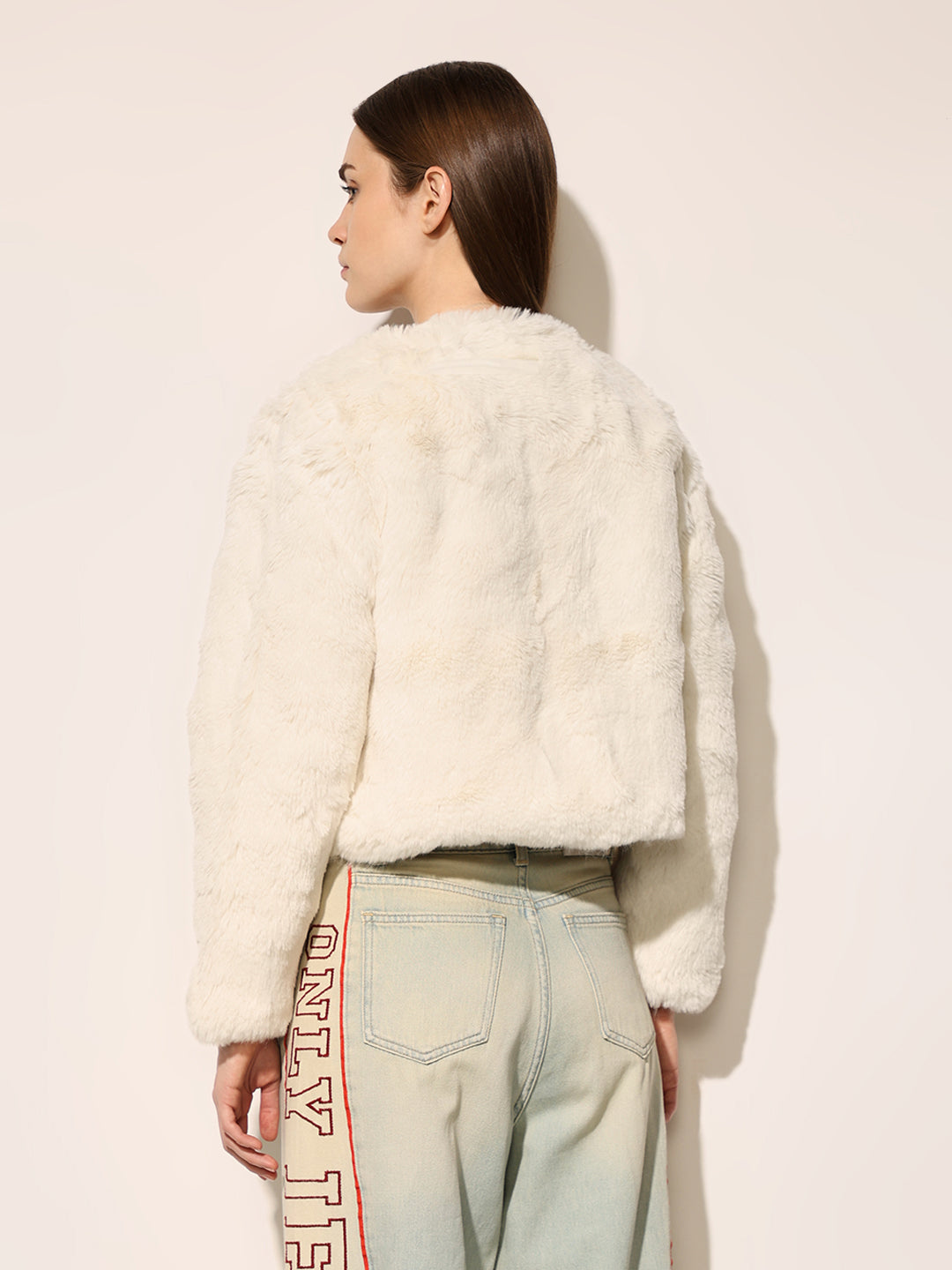 Cream Front Open Cardigan