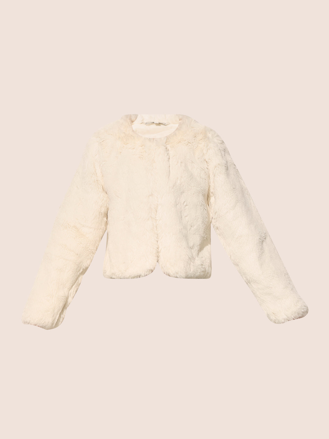 Cream Front Open Cardigan