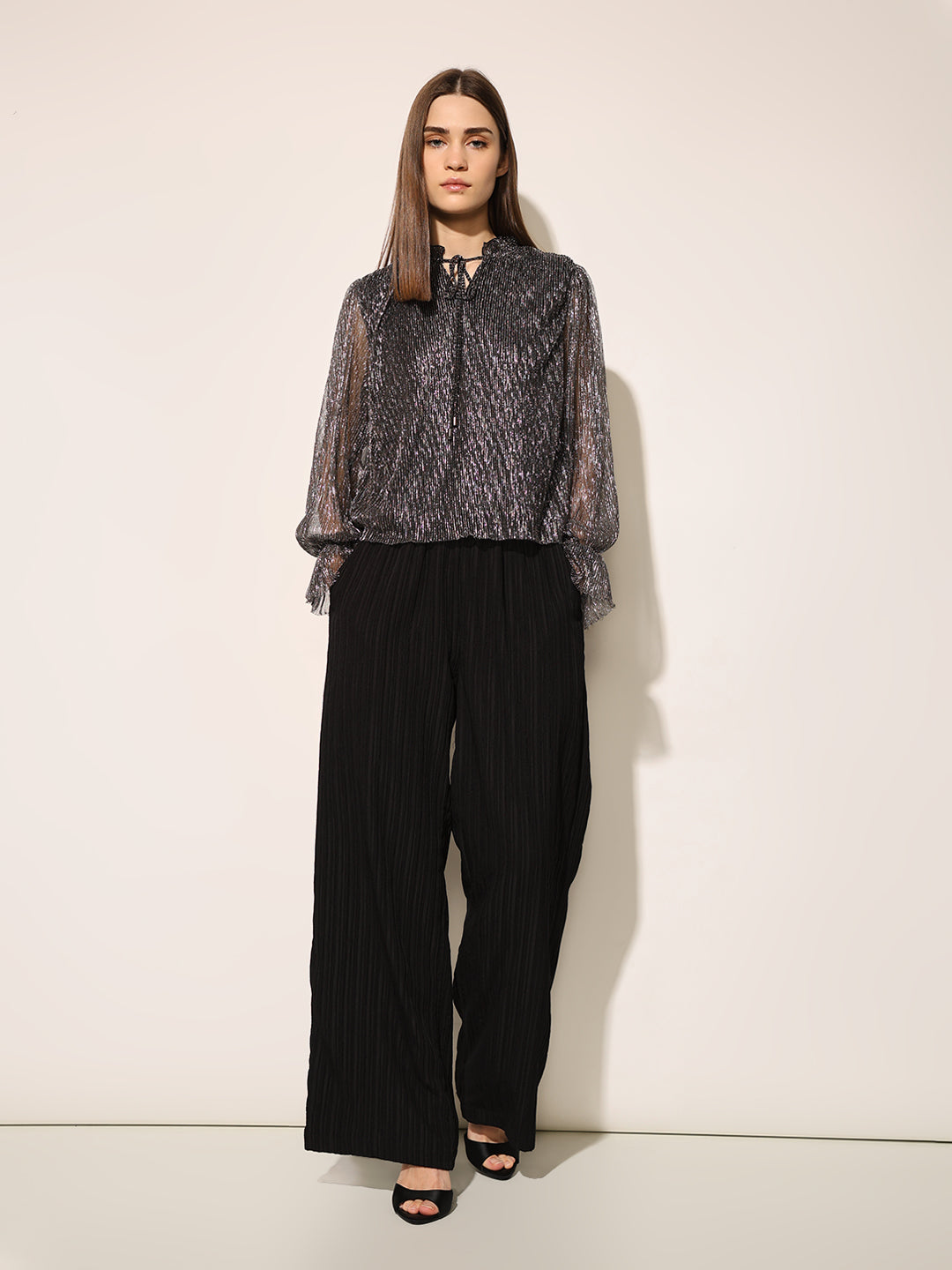 Black Shimmer Top