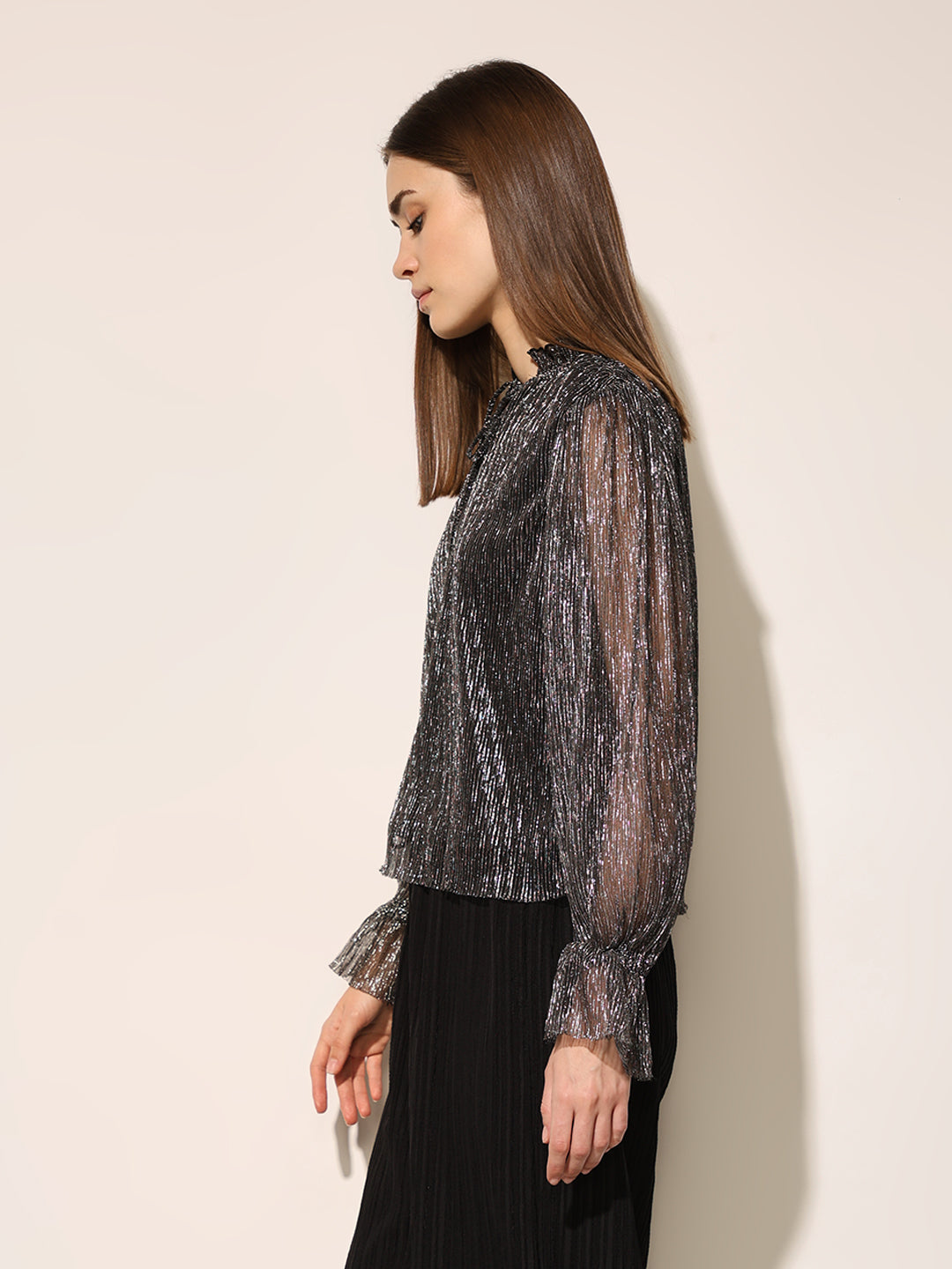 Black Shimmer Top