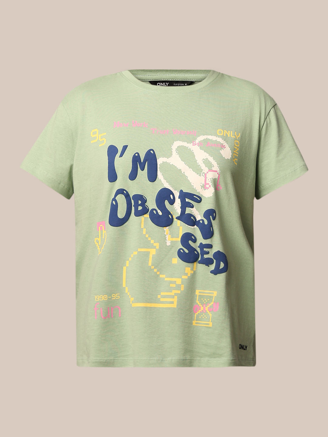 Green Graphic Print T-Shirt