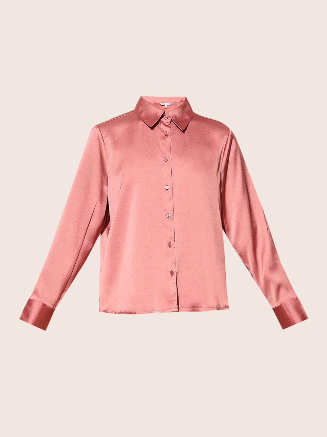 Pink Satin Shirt