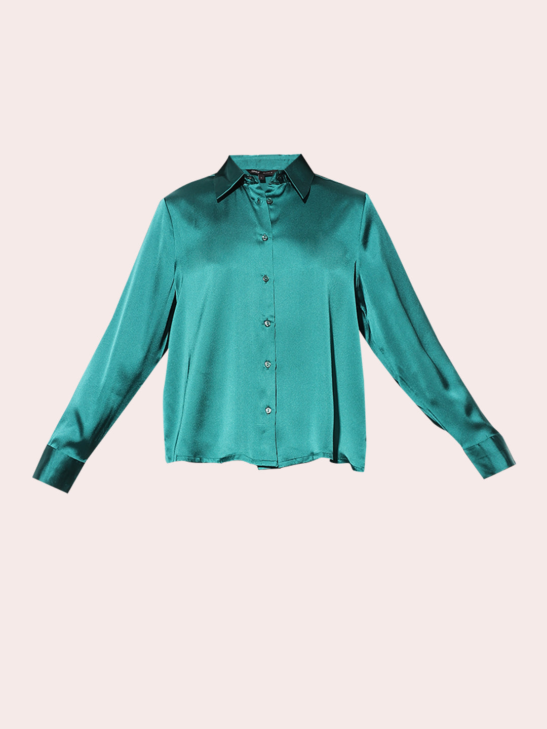 Green Satin Shirt