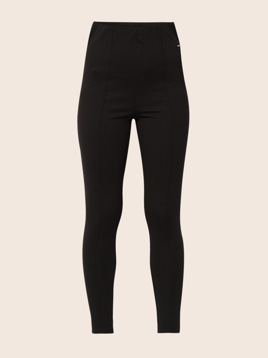 Black High Rise Skinny Leggings