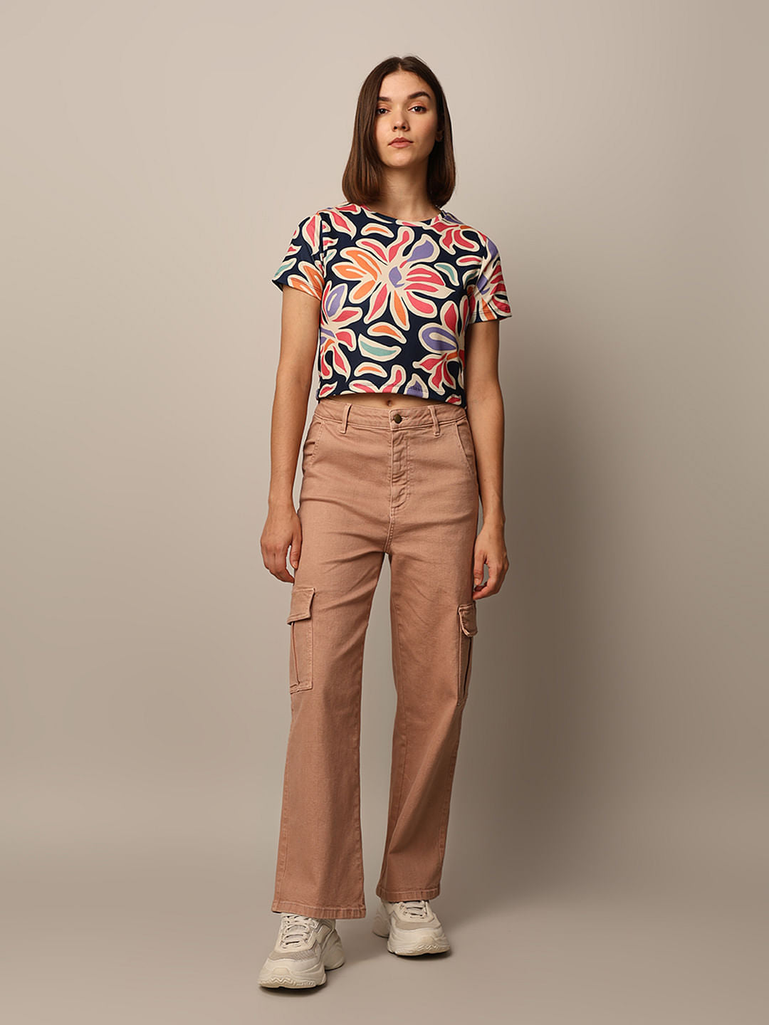 Multi-Colour Ribbed T-Shirt