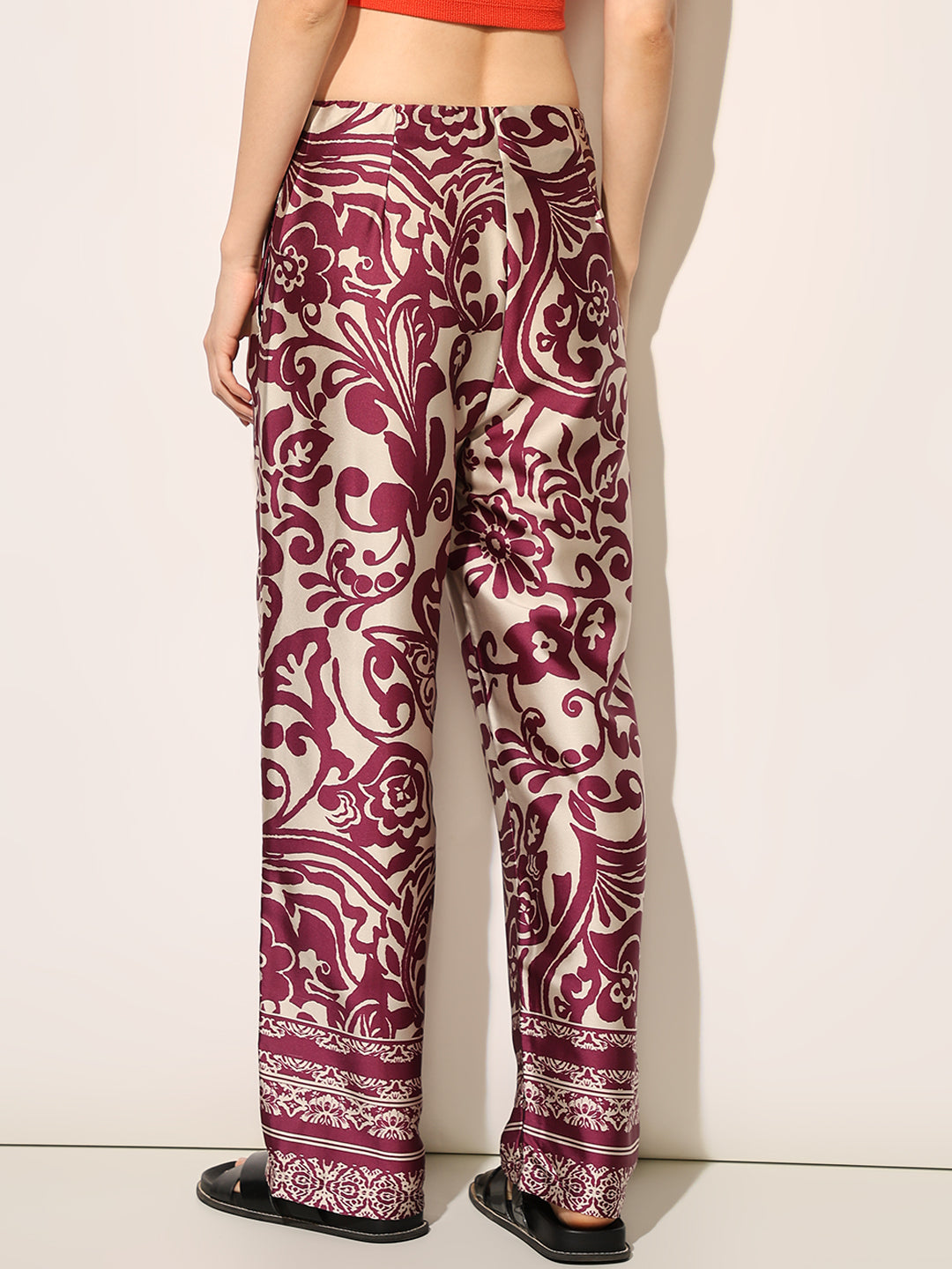Printed Satin Co-ord Set