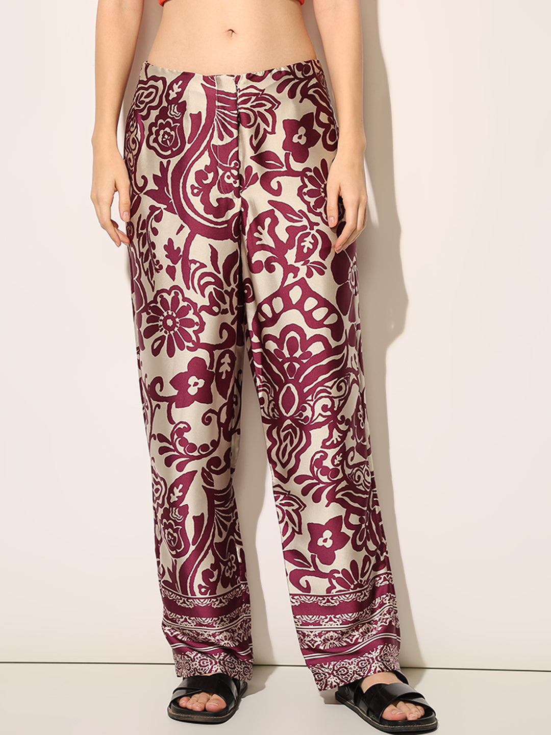 Printed Satin Co-ord Set