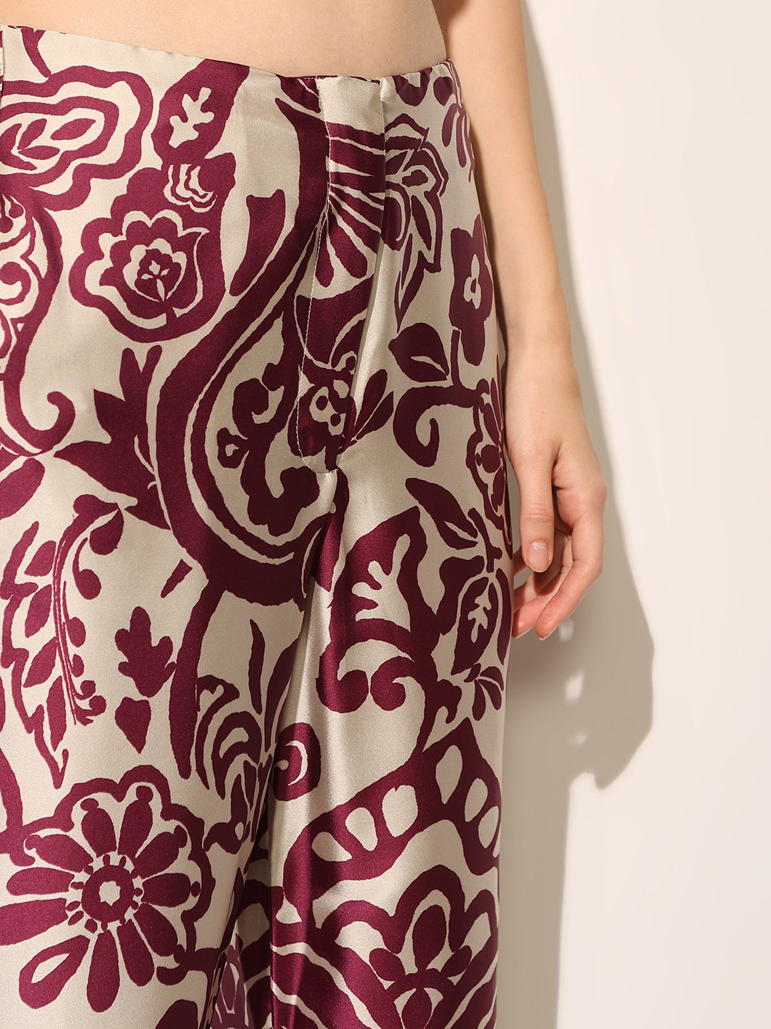 Printed Satin Co-ord Set