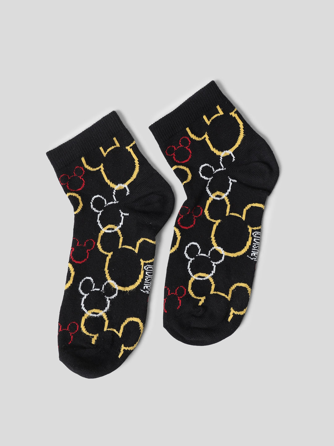 Mickey Pack Of 2 Printed Socks