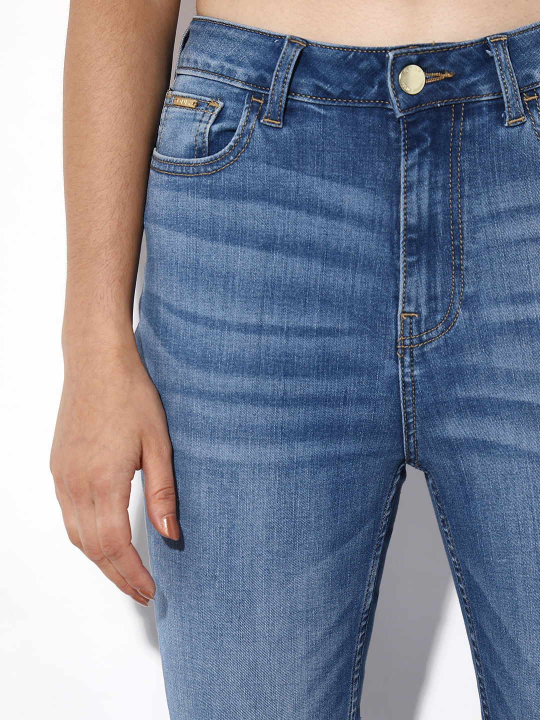 Light Blue High Rise Skinny Jeans