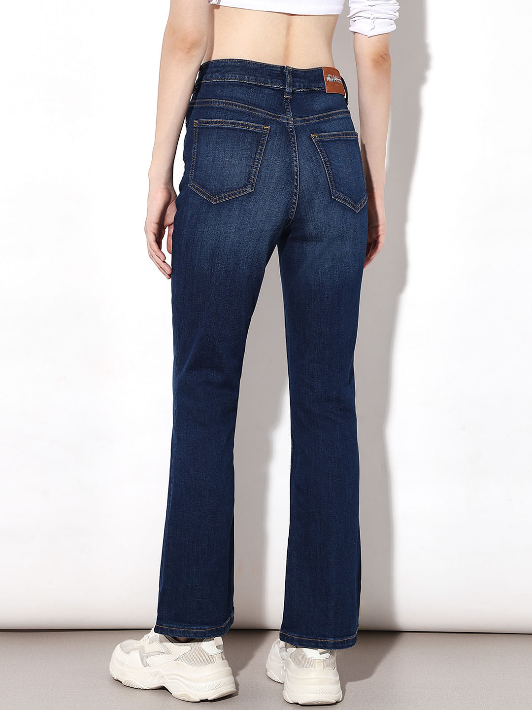 Blue High Rise Paola Flared Jeans
