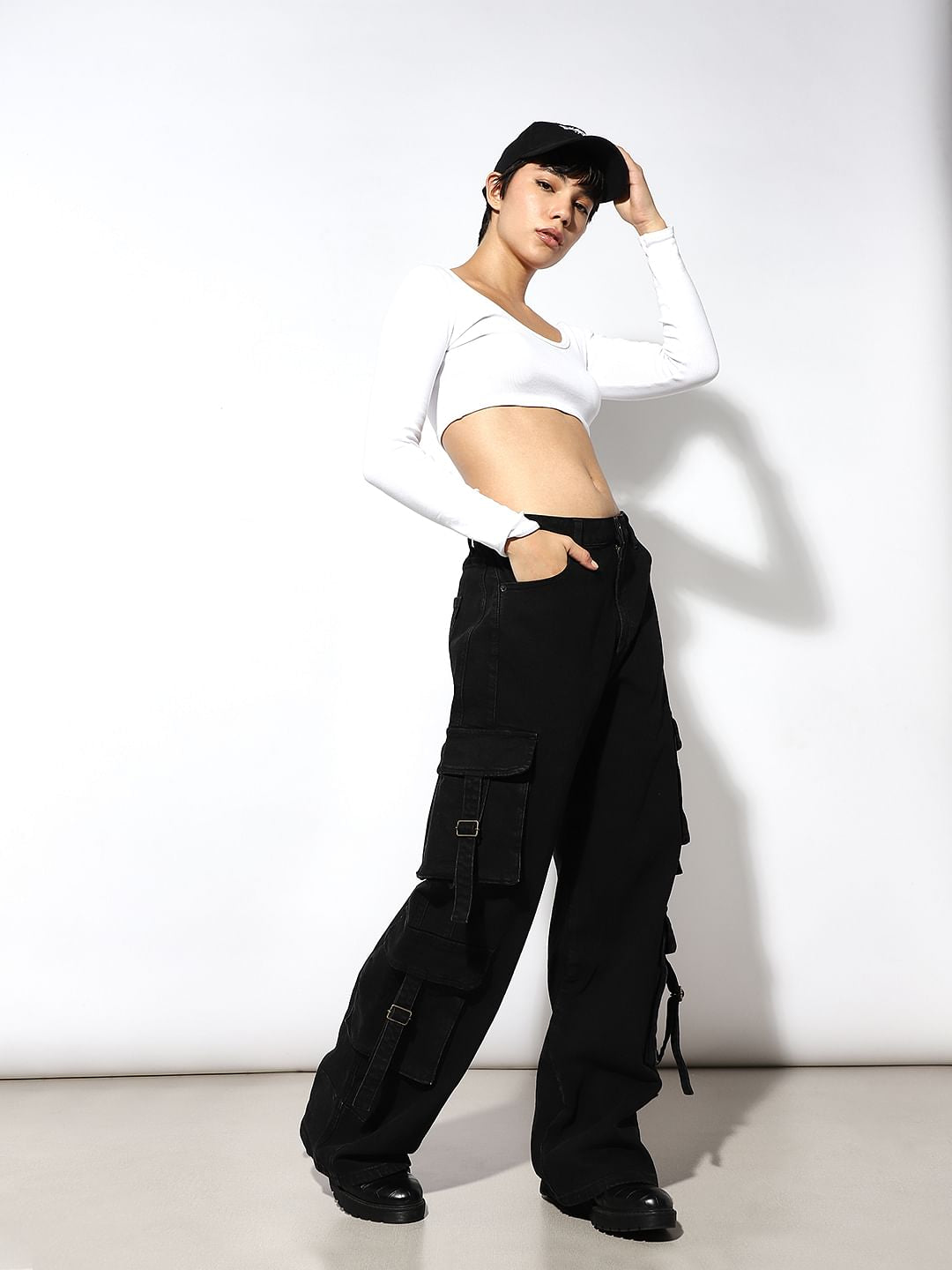 Cargo Pants Meta Jeans E Meta Leggings Emo Dark Cyber Y2k Pants