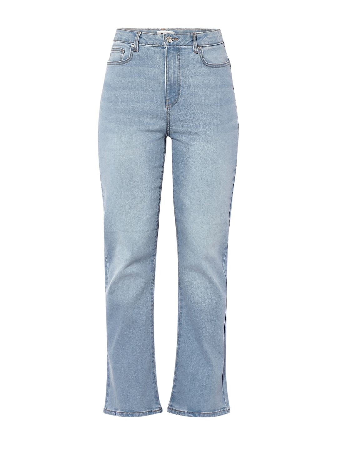Light Blue High Rise Flared Jeans