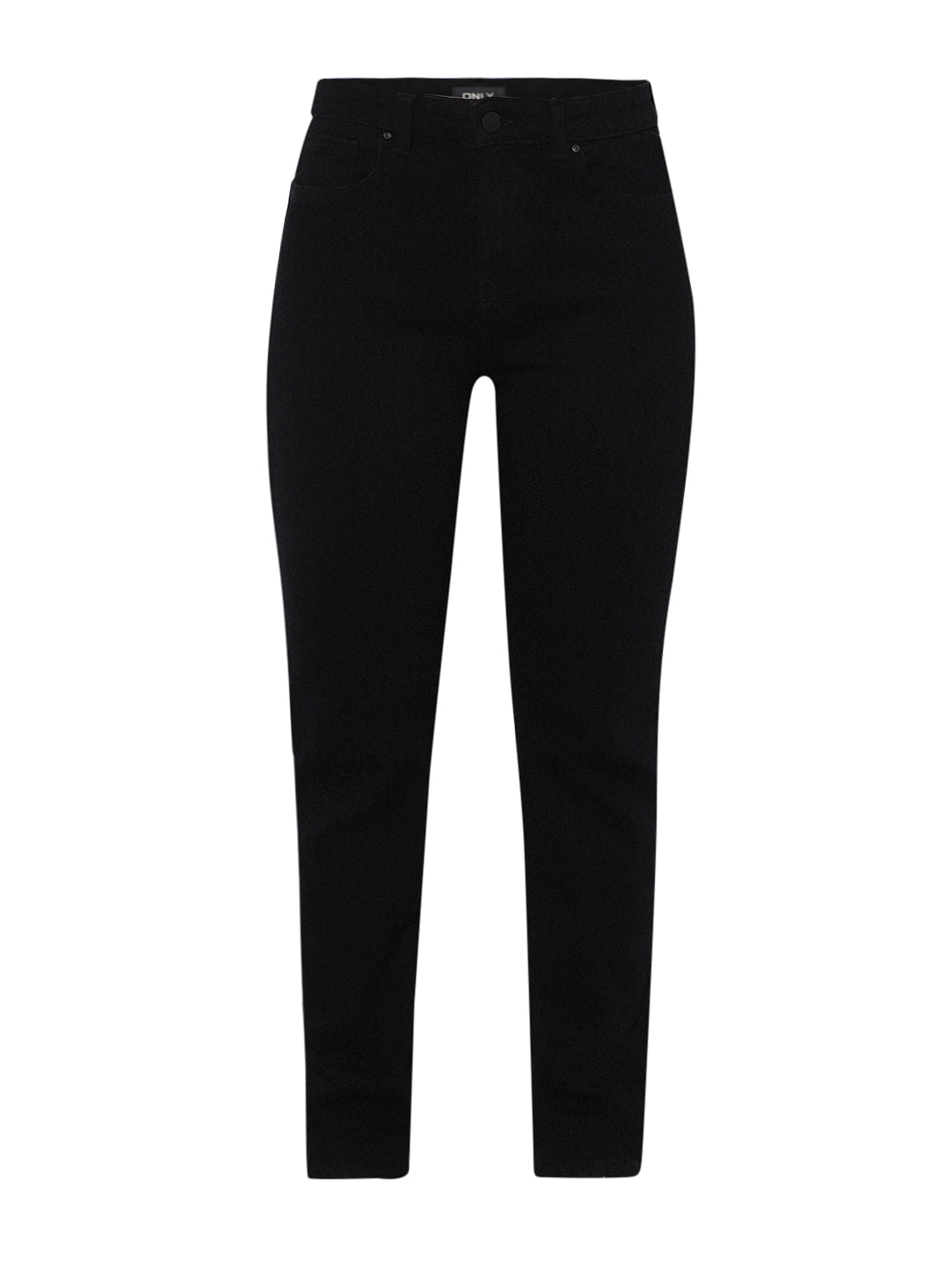 Black Mid Rise Slim Fit Jeans