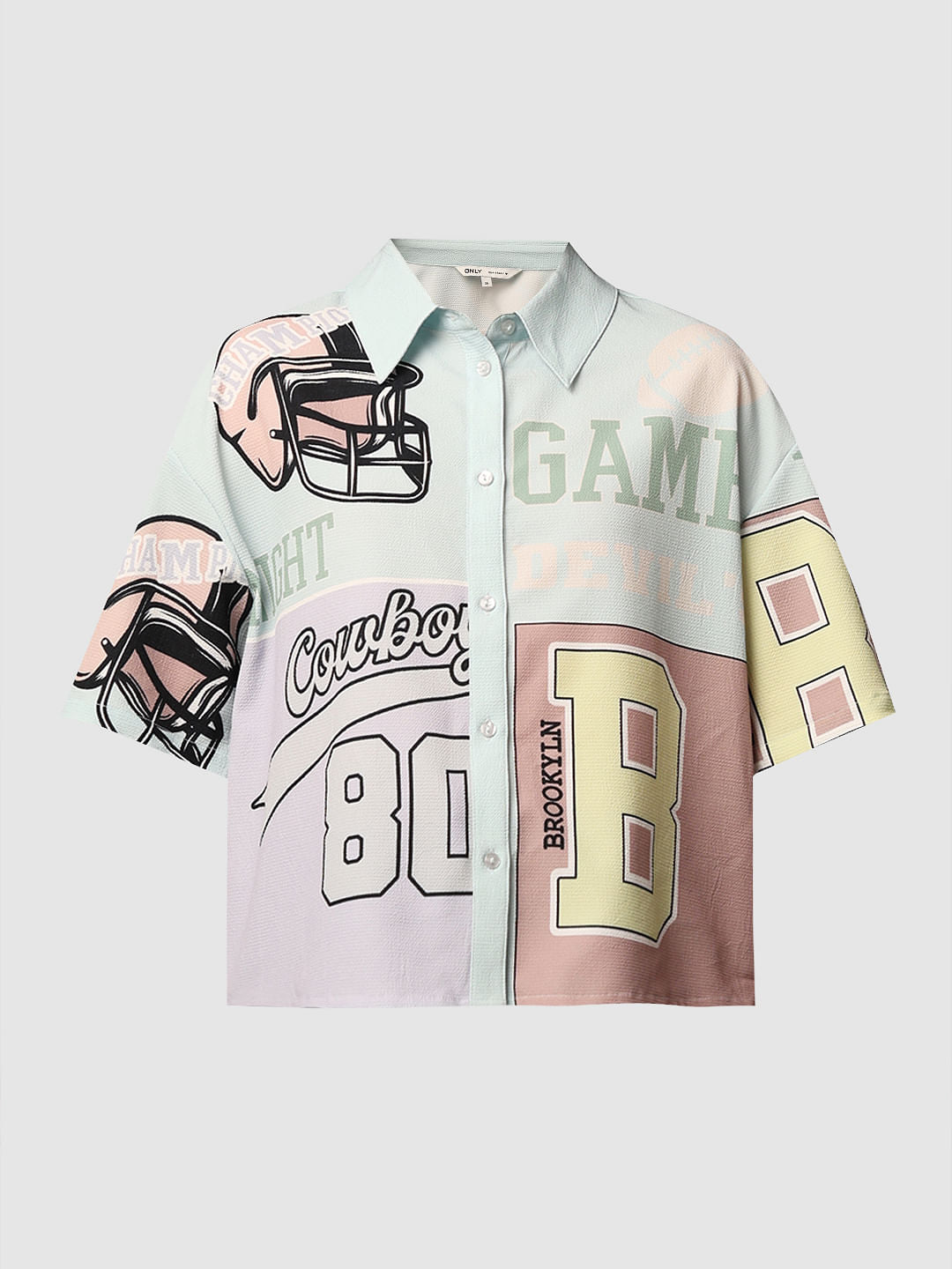 Multi-Colour Varsity Shirt