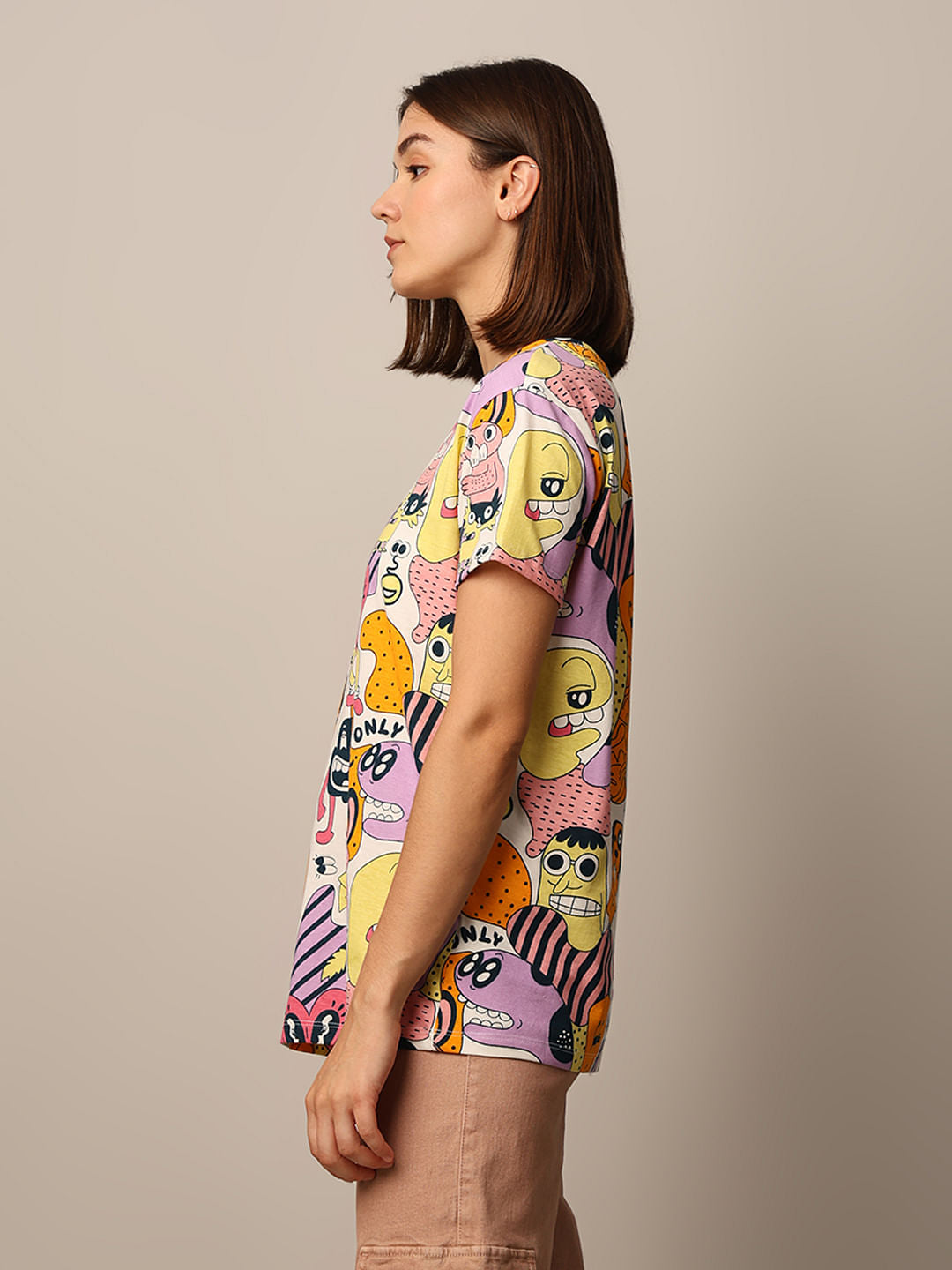 Multi-Colour Printed T-Shirt