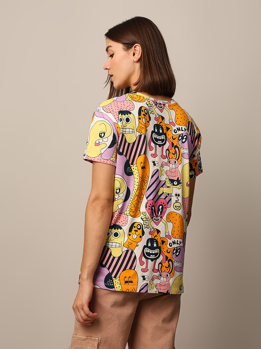 Multi-Colour Printed T-Shirt