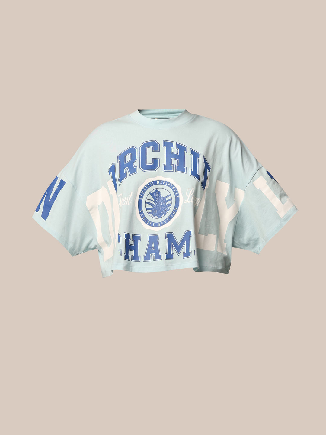 White Printed Boxy Fit T-Shirt