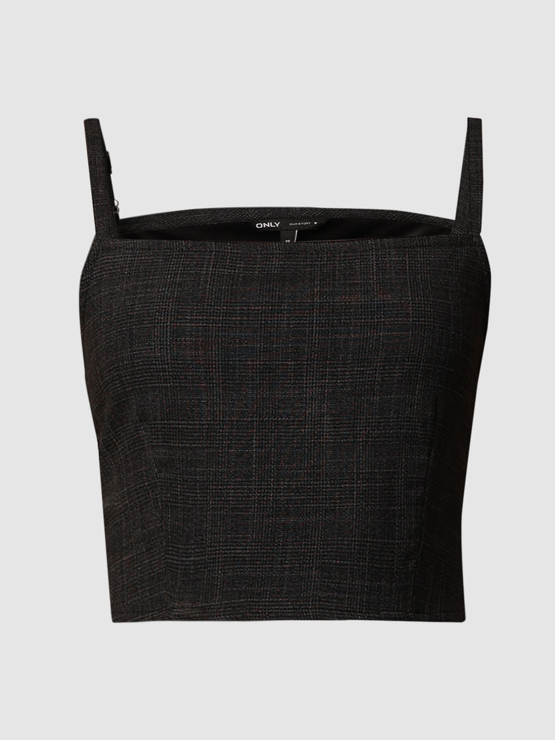 Black Co-Ord Set Crop Top