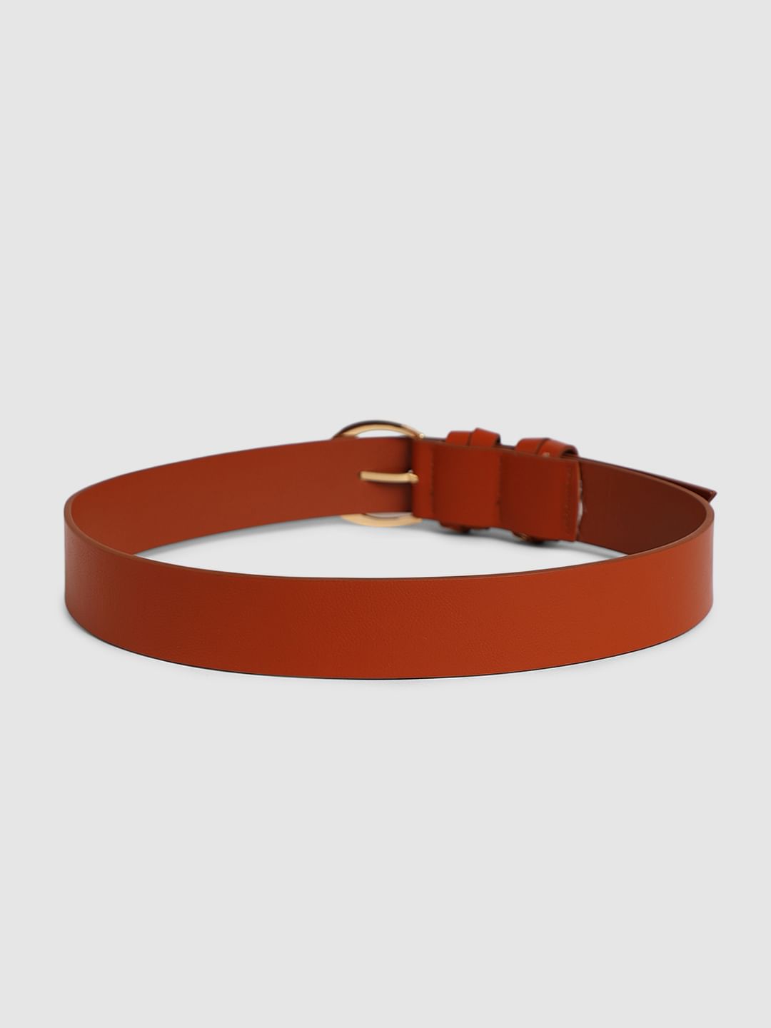 Brown Stud-Detail Belt