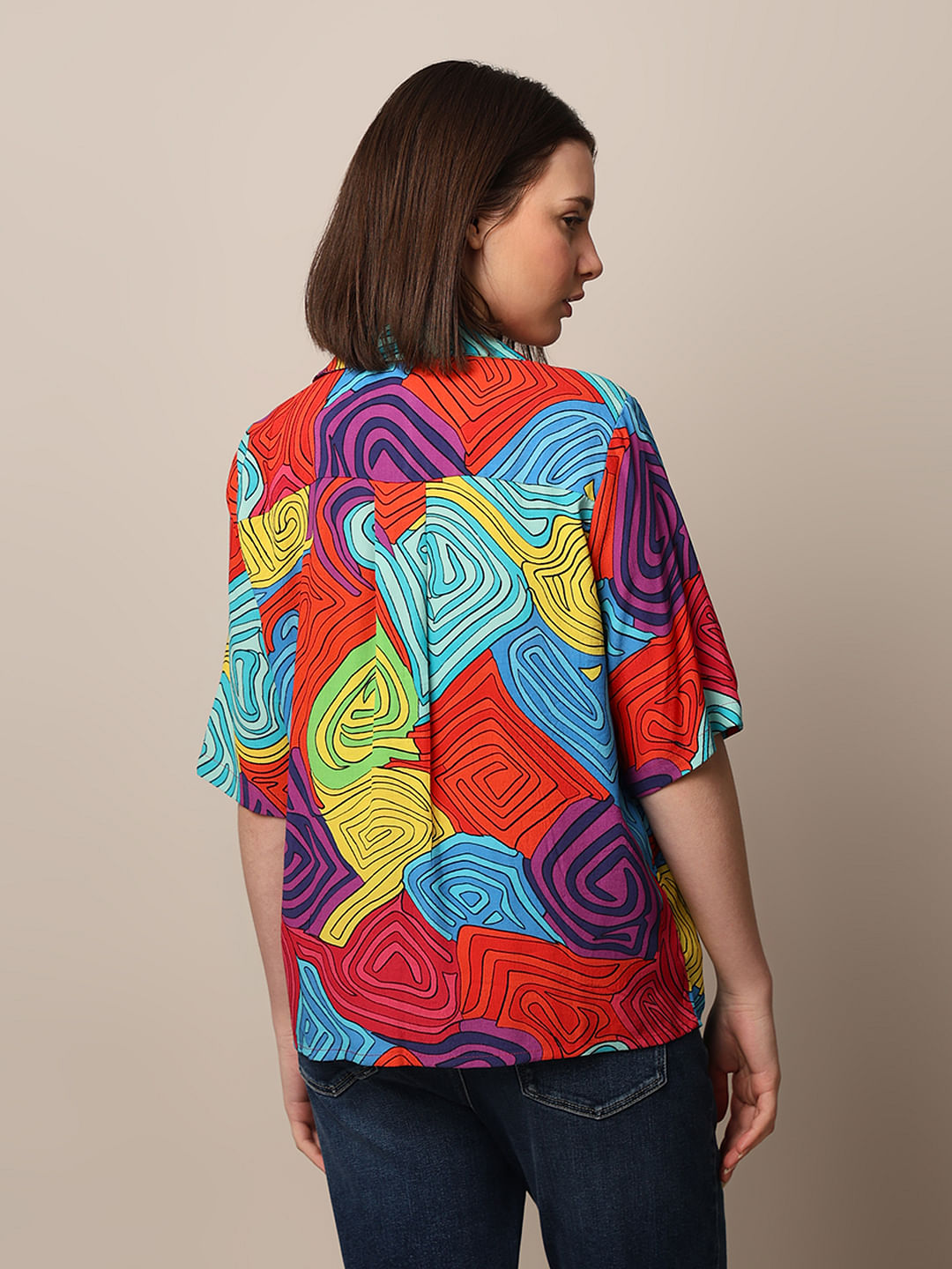 Multi-Colour Printed Resort Shirt