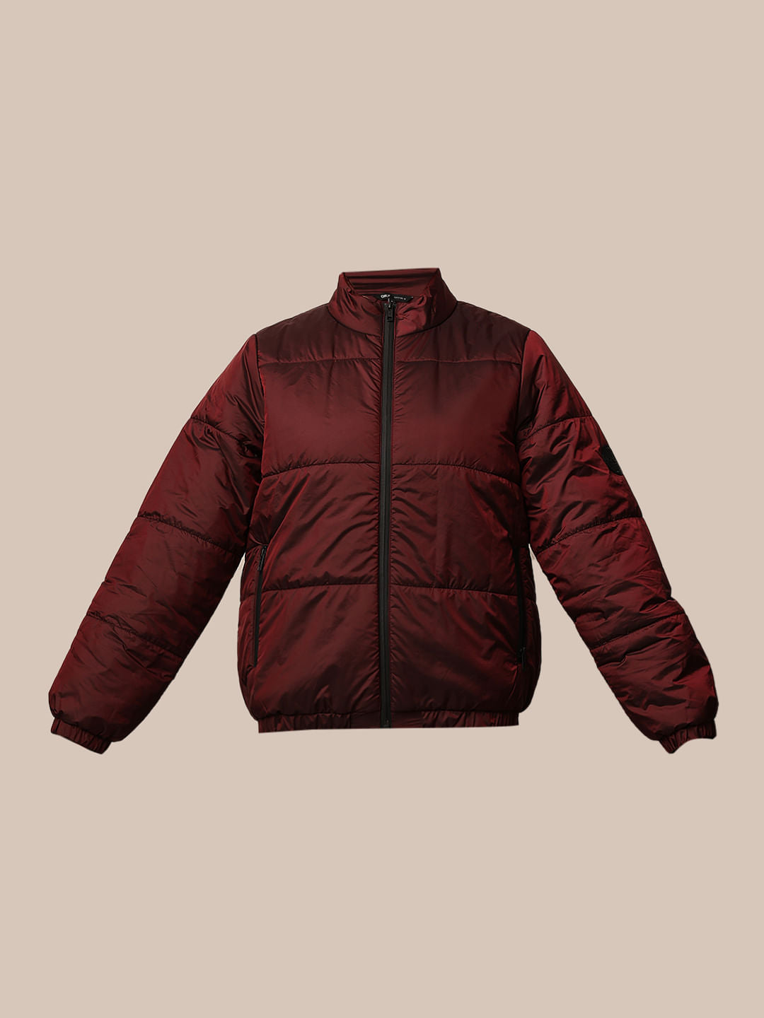 Maroon Puffer Jacket