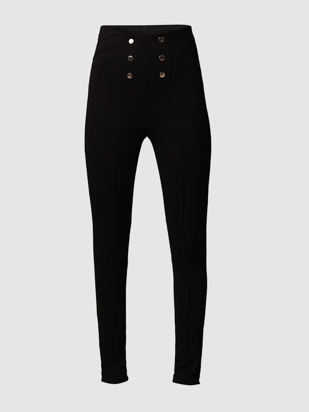 Black High Rise Skinny Fit Leggings