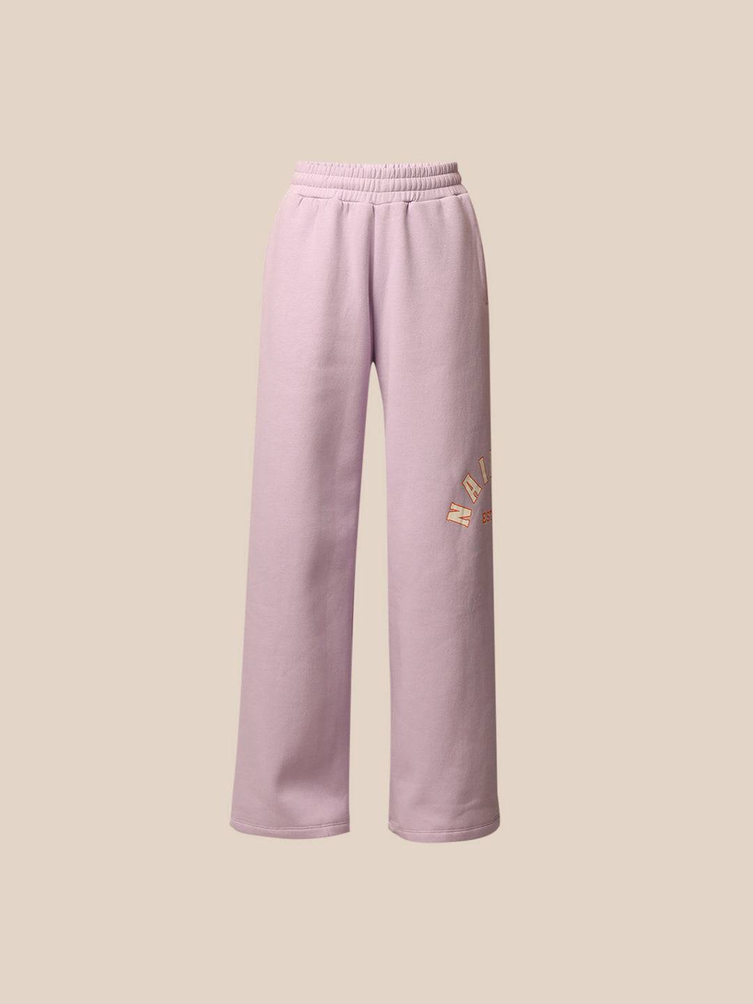 Purple Printed Sweatshirt & Sweatpants Set