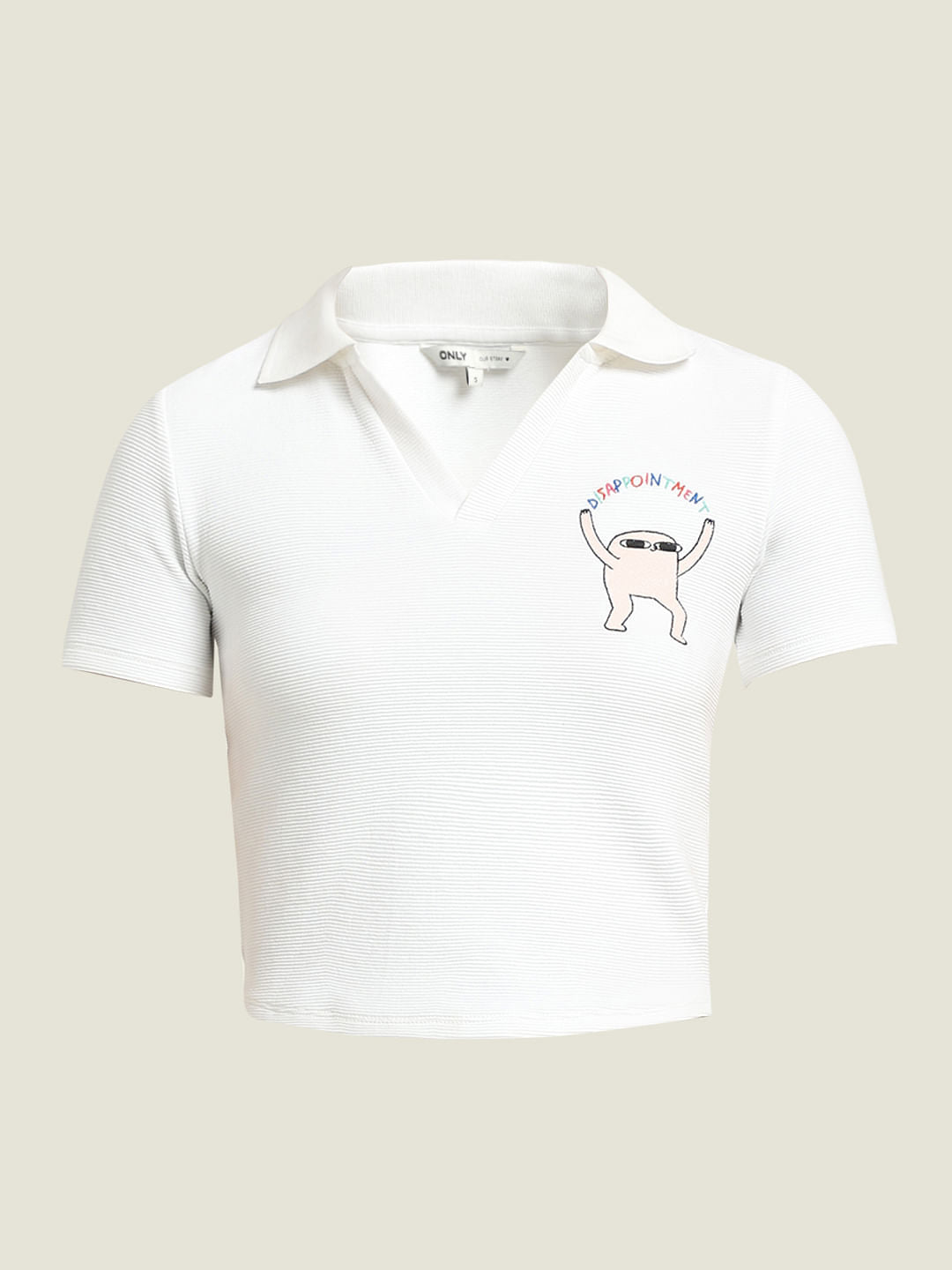 Ketnipz White Printed Polo