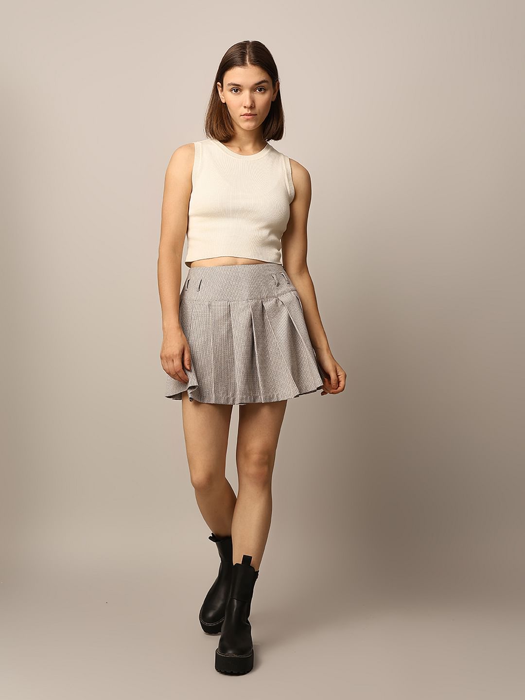 Off-White Knitted Top