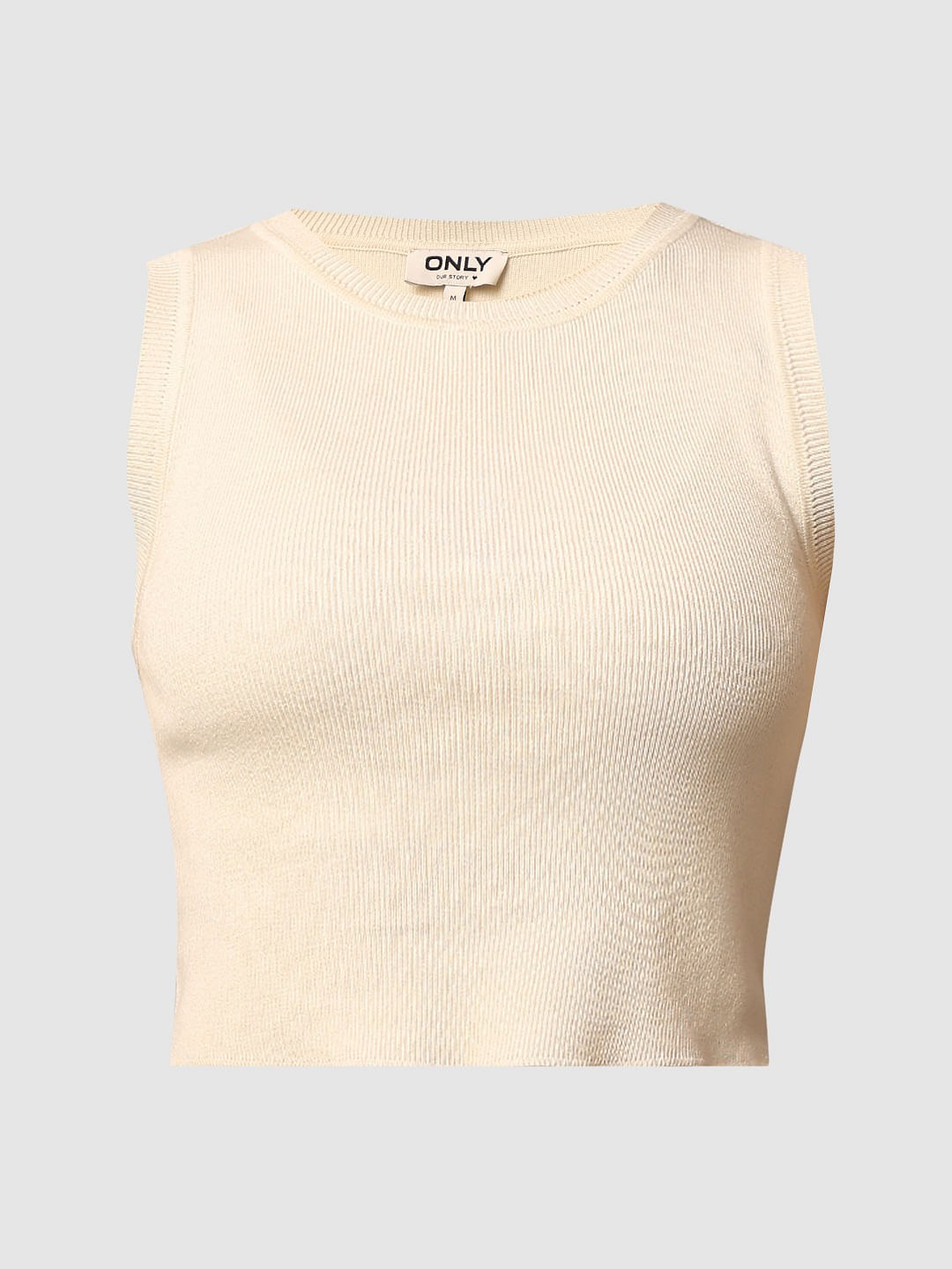 Off-White Knitted Top