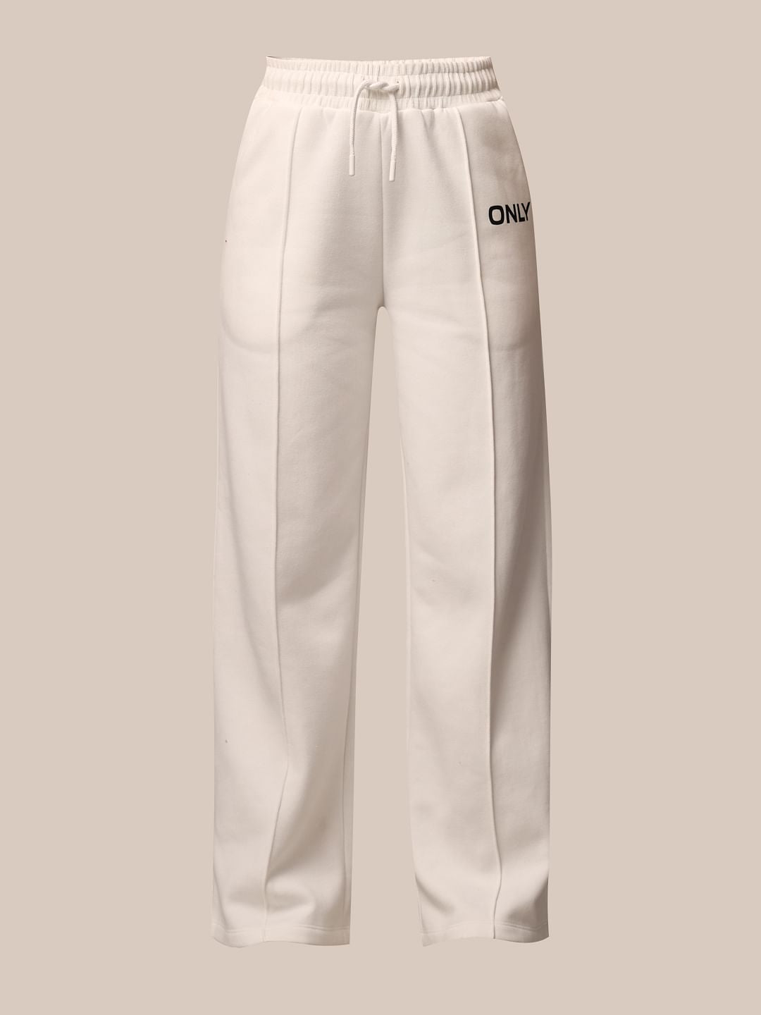 White Wide Leg Sweatpants