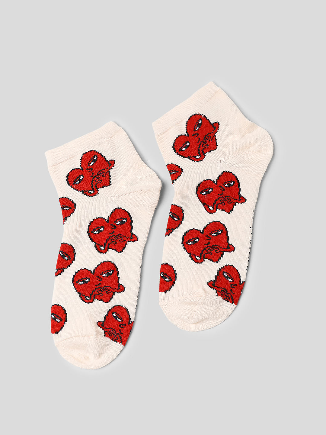 Ketnipz Pack Of 2 Printed Knitted Socks - Pink