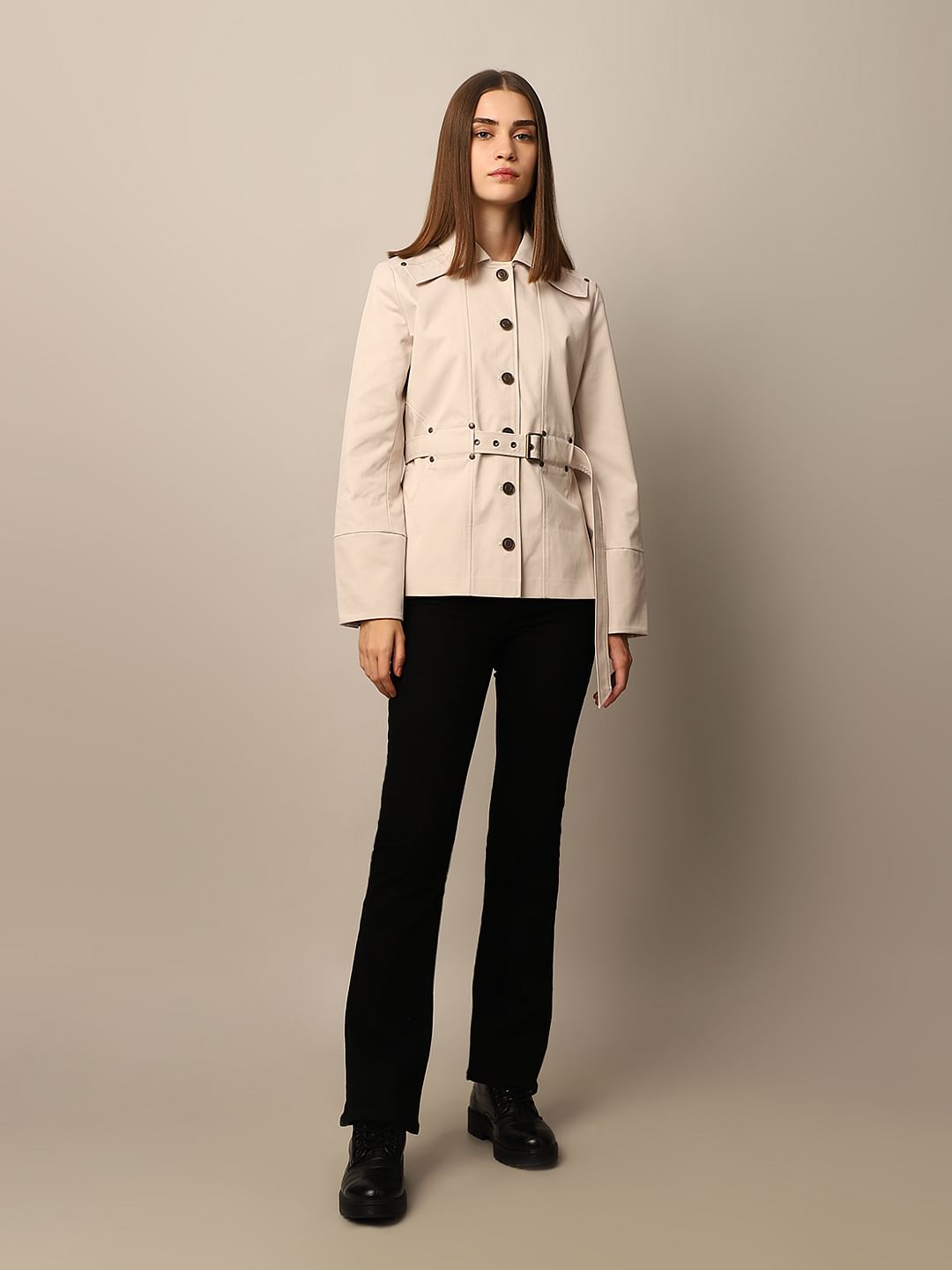 White Trench Jacket