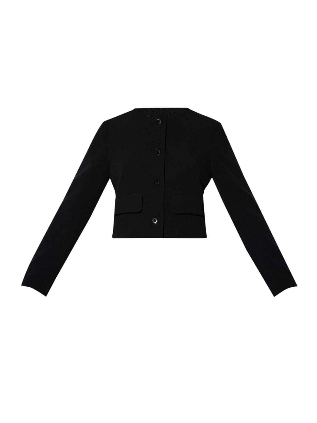 Black Tailored Short Co-Ord Set Jacket