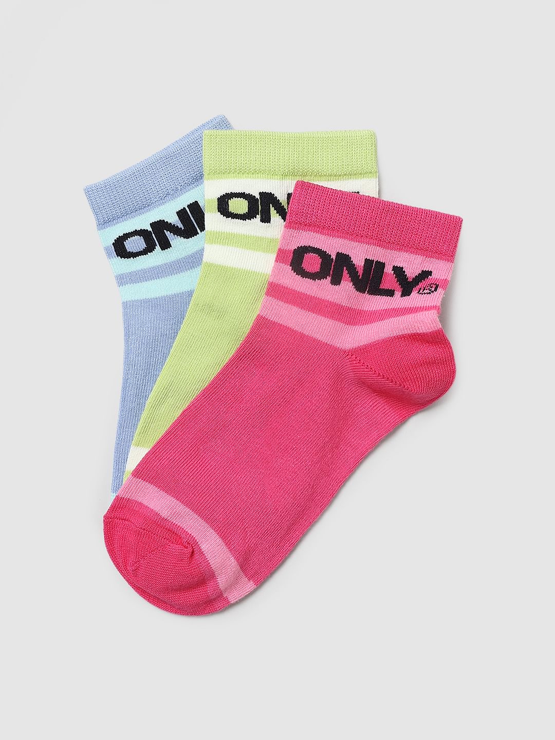 Pack Of 3 Ankle Length Socks