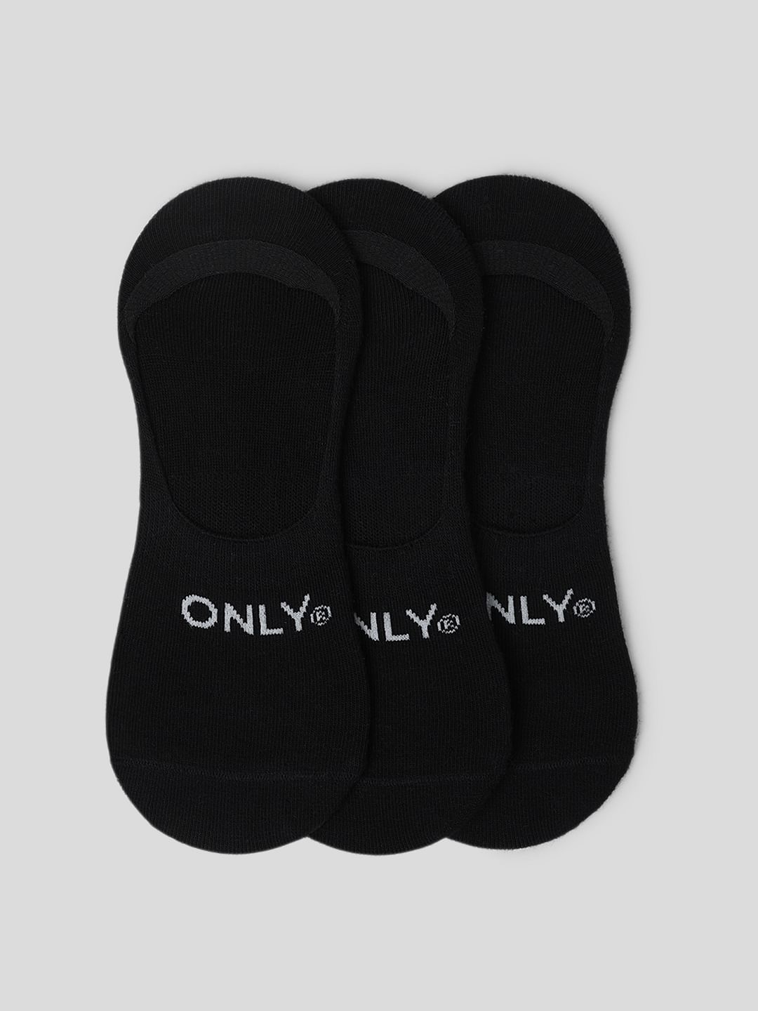 Black Pack Of 3 No Show Socks