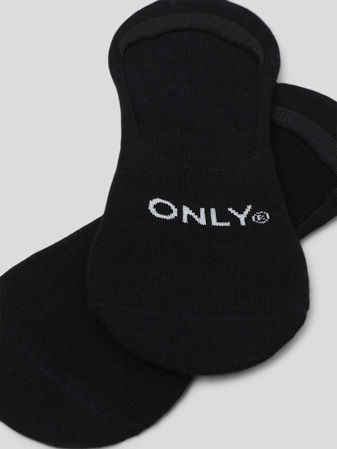 Black Pack Of 3 No Show Socks