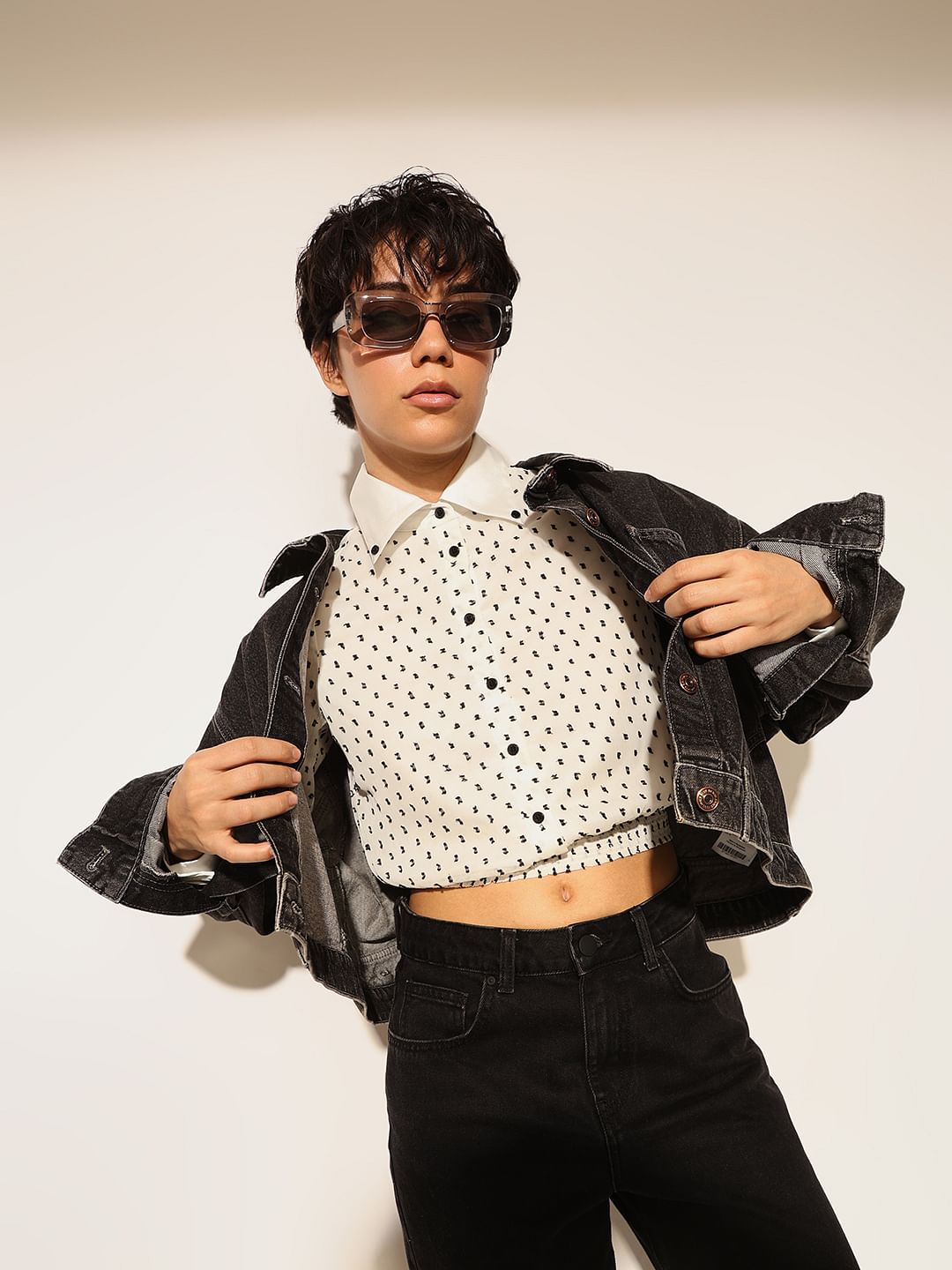 White Embroidered Shirt