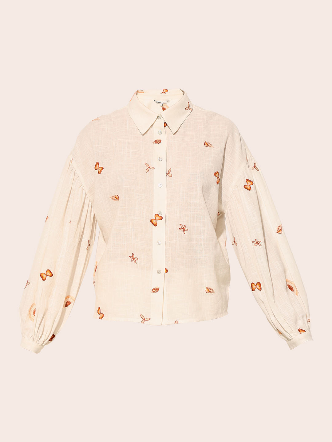 White Embroidered Shirt