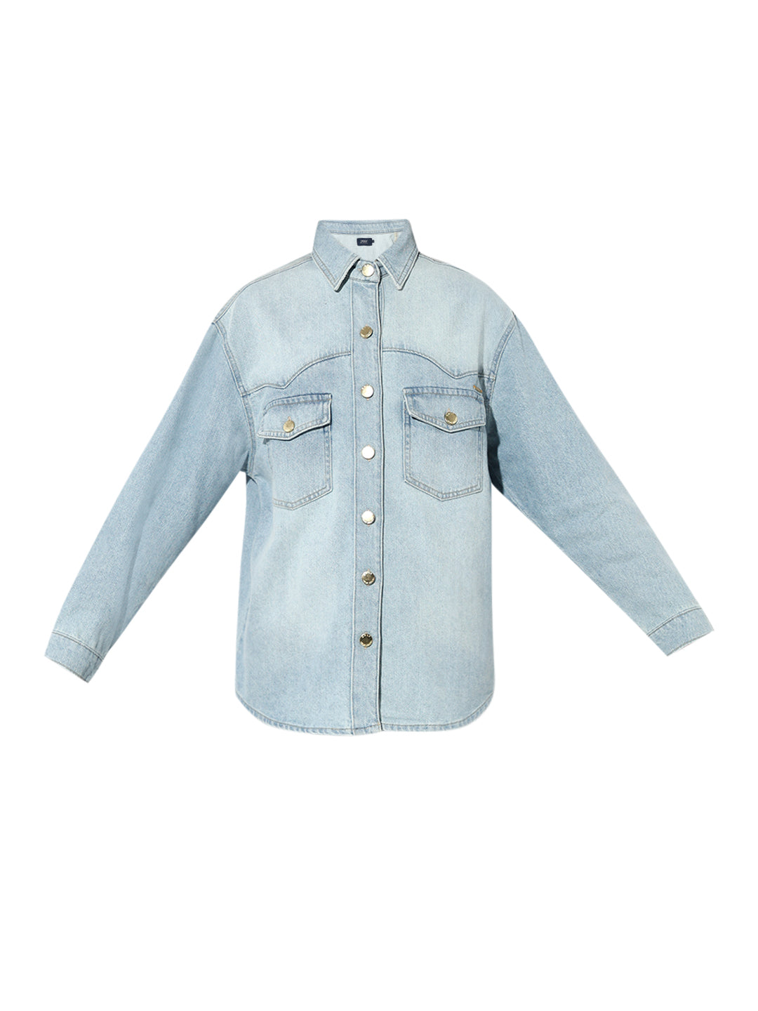 Light Blue Oversized Denim Shirt